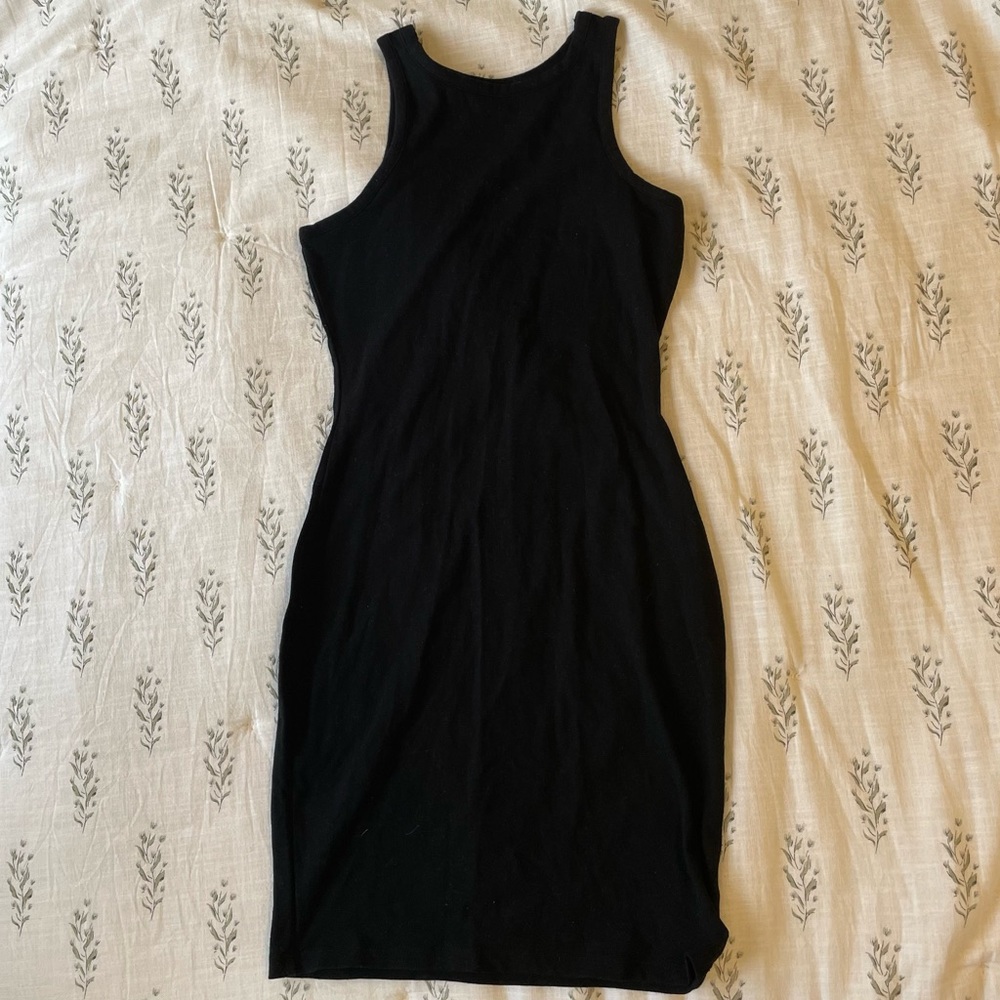 NWOT black mini dress